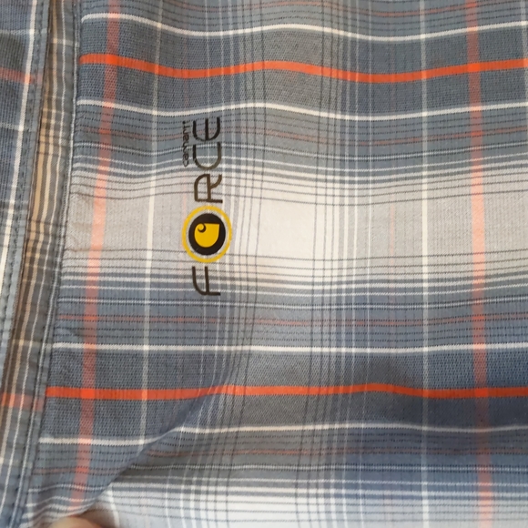 Carhartt Force Relaxed Fit Vented Short Sleeve Button Down Plaid Mens Si… - Picture 10 of 13